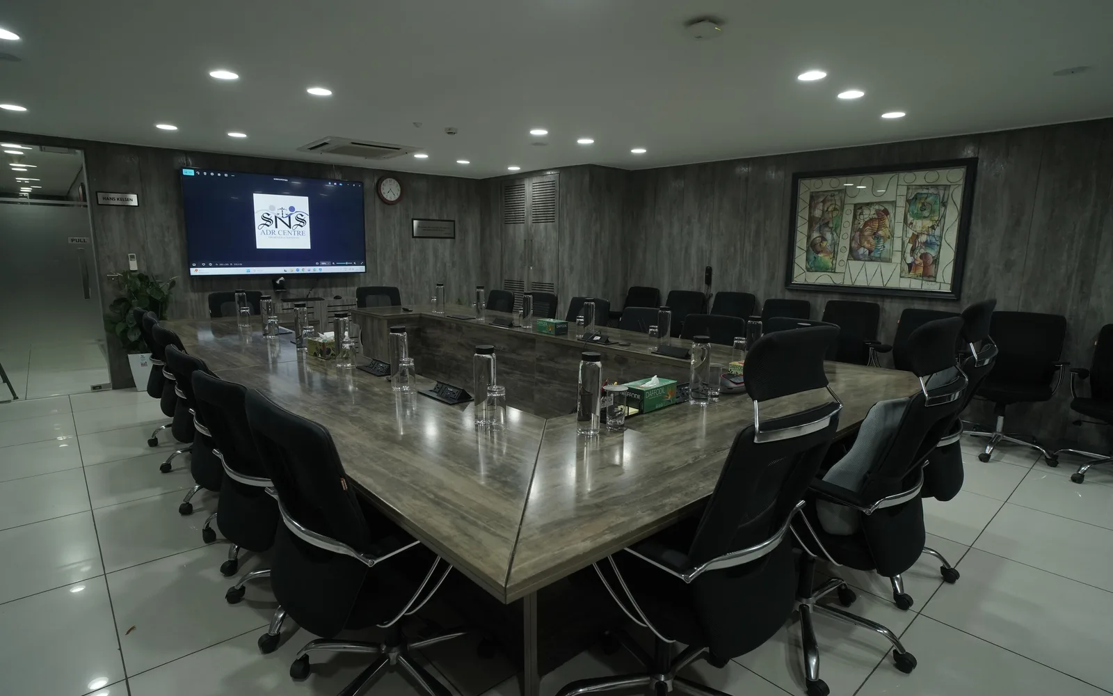 SNS ADR reception and guest seating