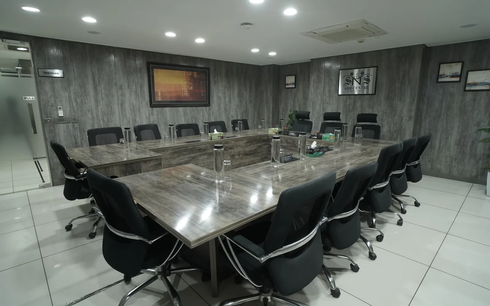 Tribonian conference room view 1
